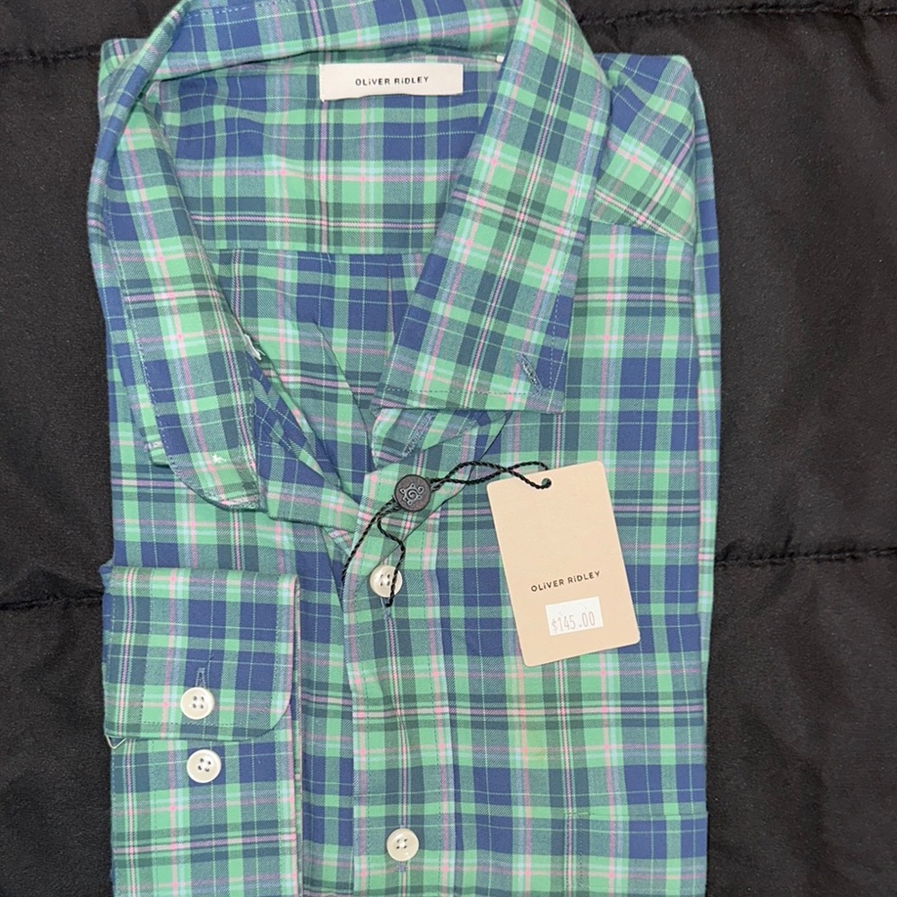 Oliver Ridley Plaid Cotton Casual Shirt